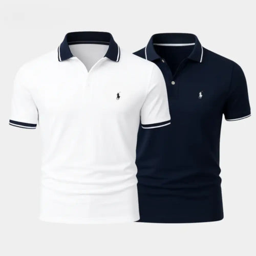 Classic Cotton Polo Shirt Set (Buy 1 Get 1) – Limited Edition