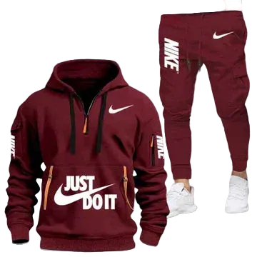 Men’s Graphic Tracksuit – Statement Hoodie & Tapered Jogger Set