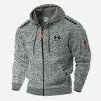 Men’s Athletic Zip Hoodie – Slim Fit Performance Sweat Jacket