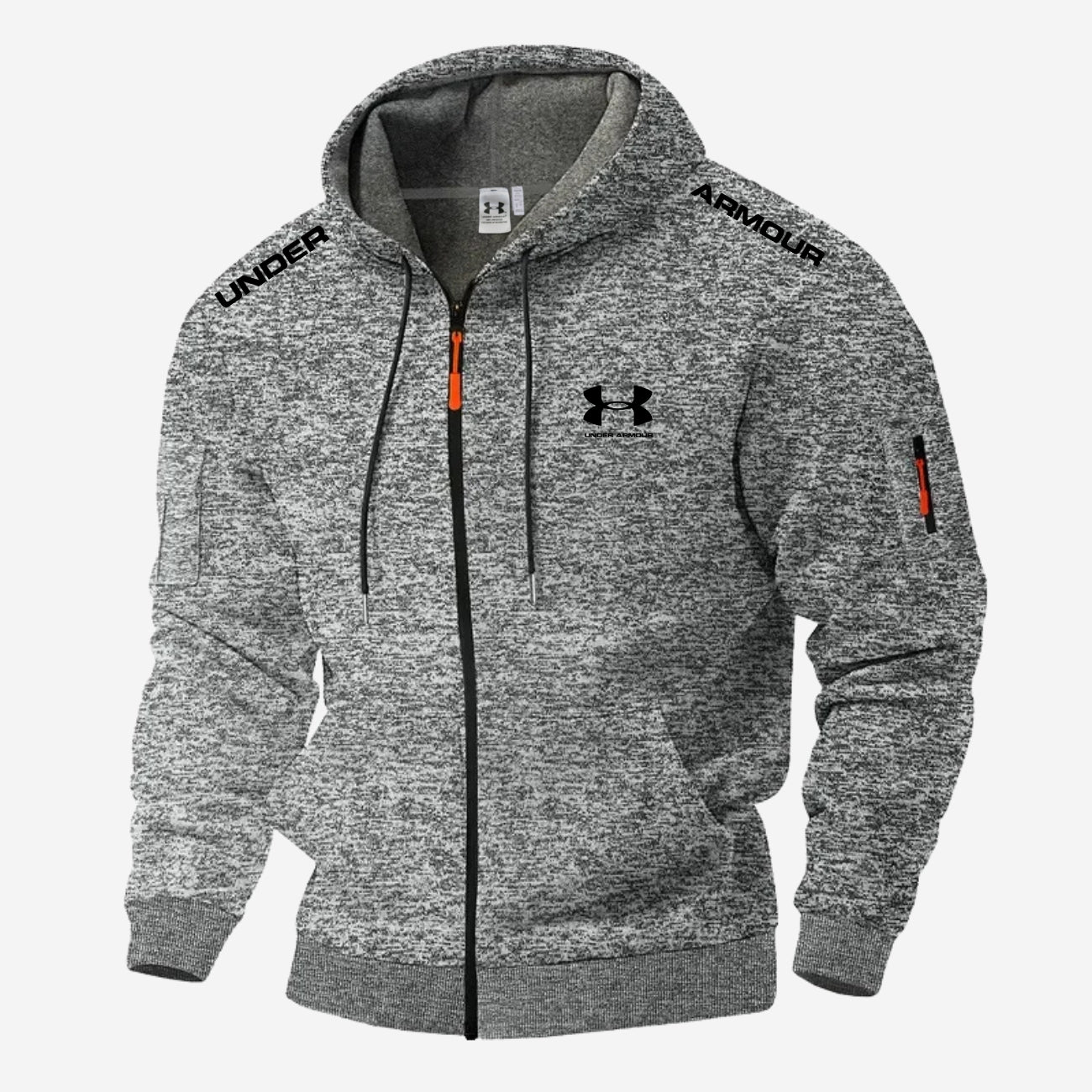 Men’s Athletic Zip Hoodie – Slim Fit Performance Sweat Jacket