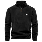 Men’s  Half-Zip Sweatshirt – Slim Fit Casual Pullover