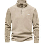 Men’s  Half-Zip Sweatshirt – Slim Fit Casual Pullover