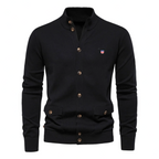 Men’s Buttoned Knit Cardigan – Premium Tailored Casual Jacket