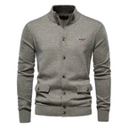 Men’s Buttoned Knit Cardigan – Premium Tailored Casual Jacket