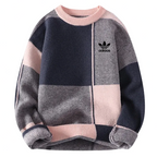 Men’s Modern Patchwork Knit Sweater