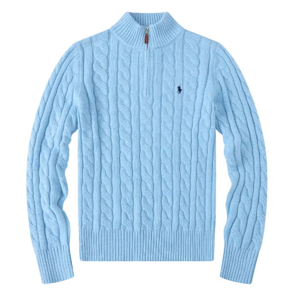 Men’s Heritage Cable Knit Quarter-Zip Sweater