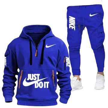 Men’s Graphic Tracksuit – Statement Hoodie & Tapered Jogger Set
