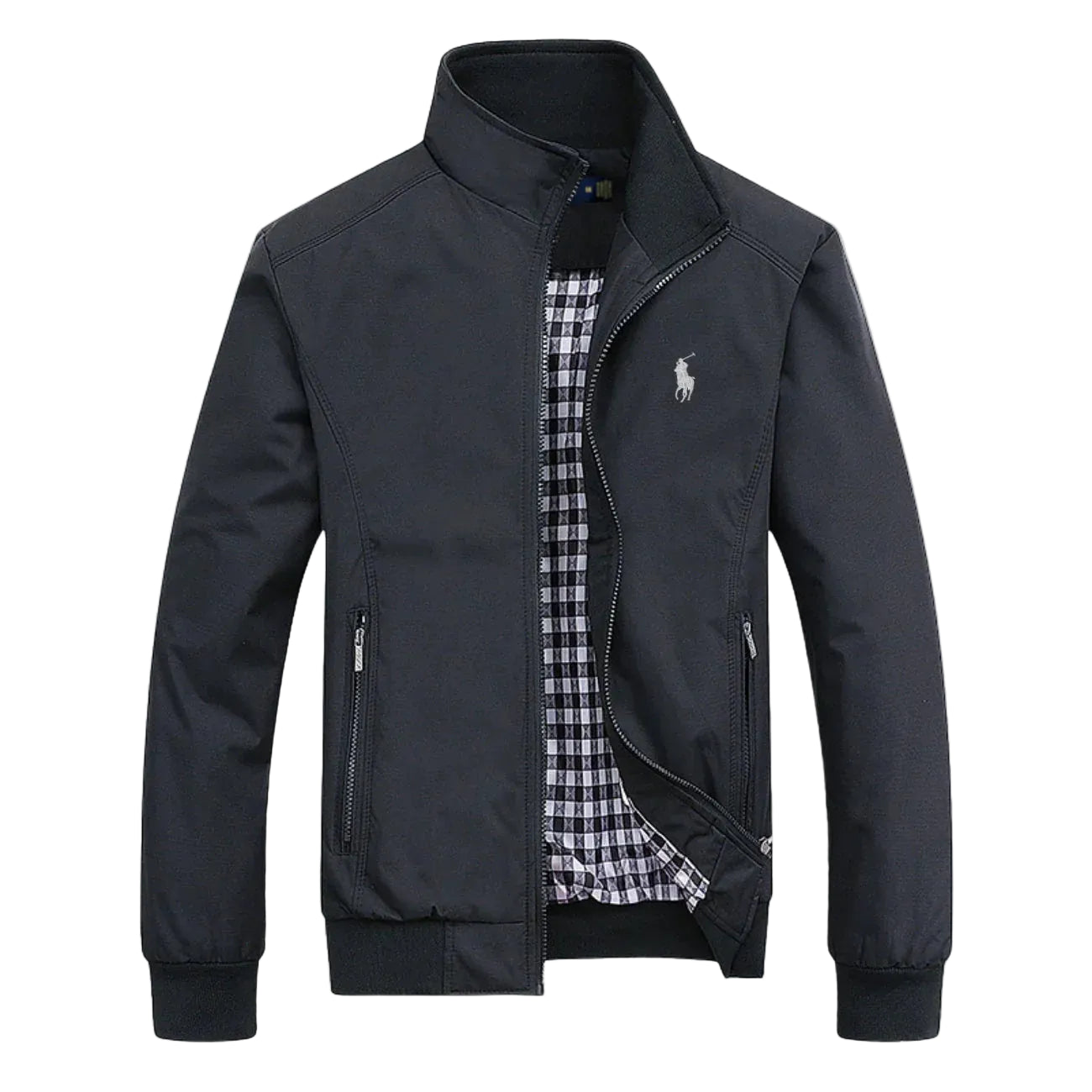 Men’s Slim Fit Zip Jacket – Lightweight Smart Casual Coat