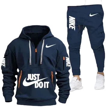 Men’s Graphic Tracksuit – Statement Hoodie & Tapered Jogger Set