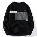 Men's New Versatile Colorblock Knitted Sweater