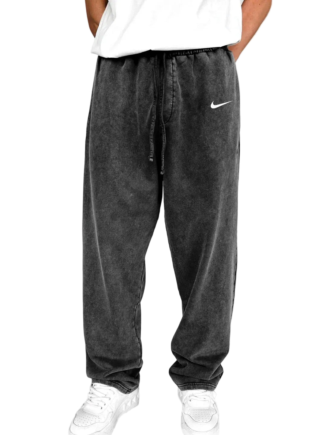 Men’s  Relaxed Fit Sweatpants – Vintage Oversized Joggers