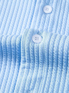 Modern Textured Shirt & Tailored Jogger Set – Limited Edition