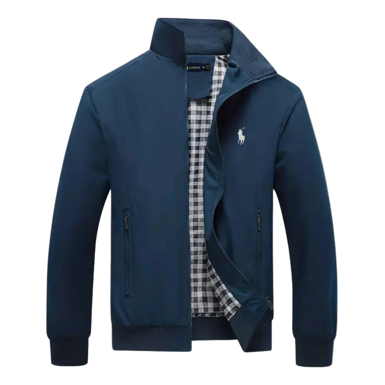 Men’s Slim Fit Zip Jacket – Lightweight Smart Casual Coat