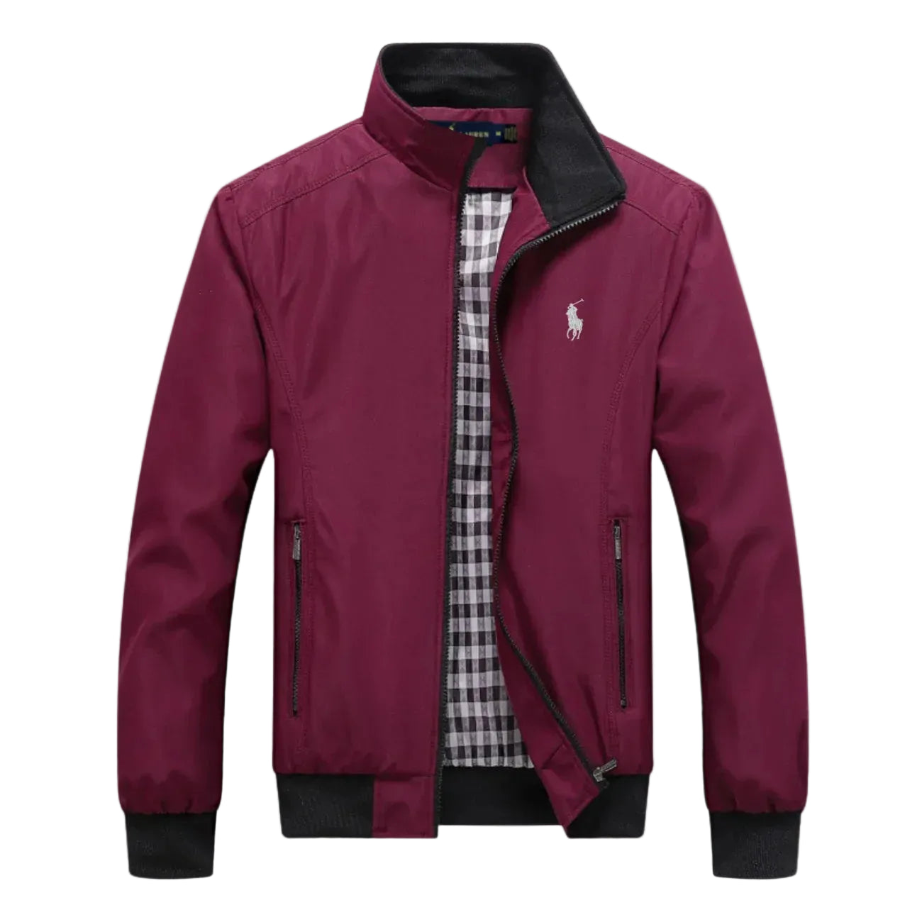 Men’s Slim Fit Zip Jacket – Lightweight Smart Casual Coat